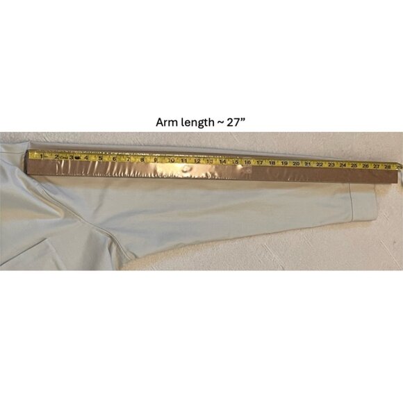 Lululemon Commission Long Sleeve Button Up Shirt Mens XXL Dove Grey Performance - Picture 12 of 13